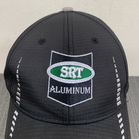 SRT Aluminum Baseball Hat Mens Adjustable Black Strapback Cap America - Picture 3 of 13